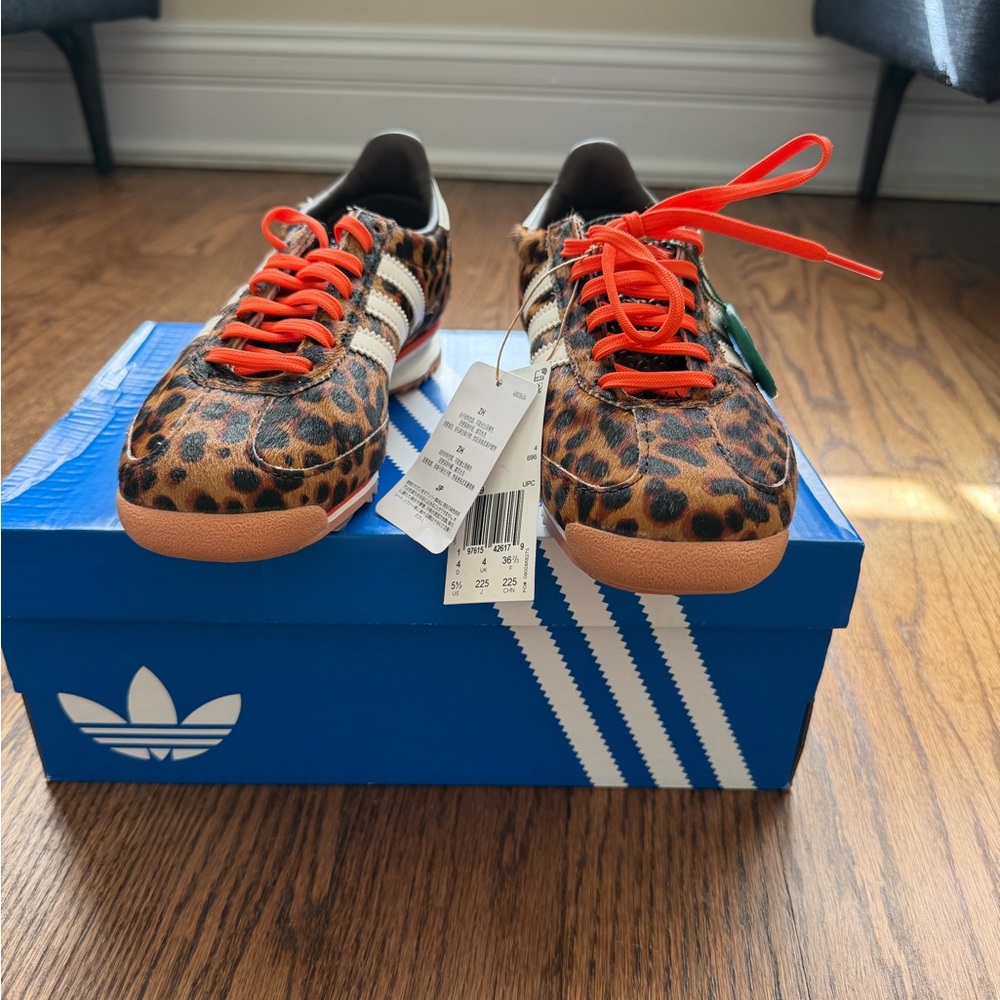 Adidas SL72 Leopard Print Sneakers- NWT